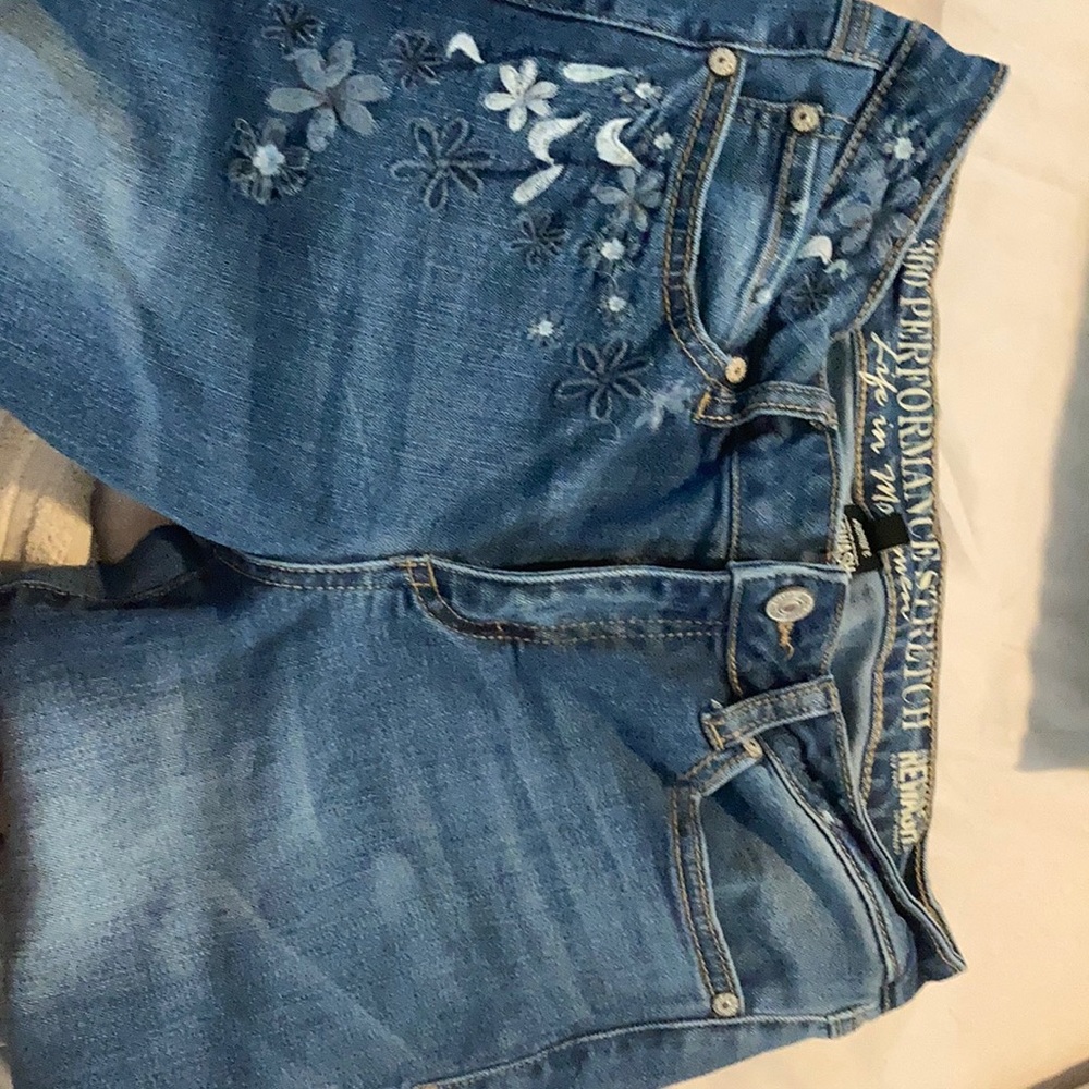 Rewash skinny jeans with design size 7/28
